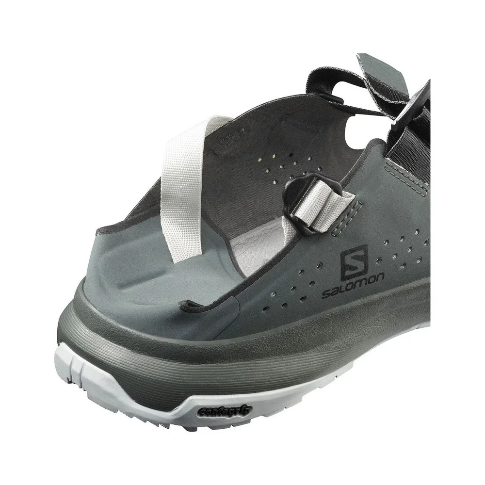 Salomon Unisex TECH Hiking Sandal - Men's 11 Women's 12 - Urban Chic/Pearl Grey